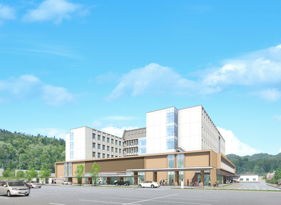 *新大田市立病院完成イメージ図