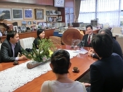 留学生医師が大田市長を表敬訪問しました