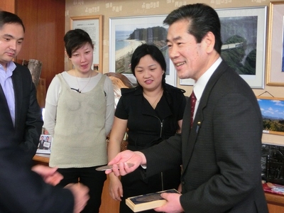 留学生医師が大田市長を表敬訪問しました